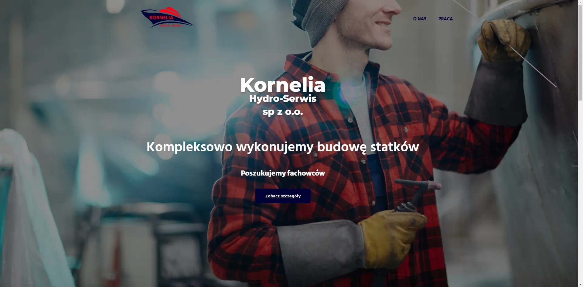 Projekt strony internetowej dla Kornelia Hydro-Serwis – WordPress | CleanCode