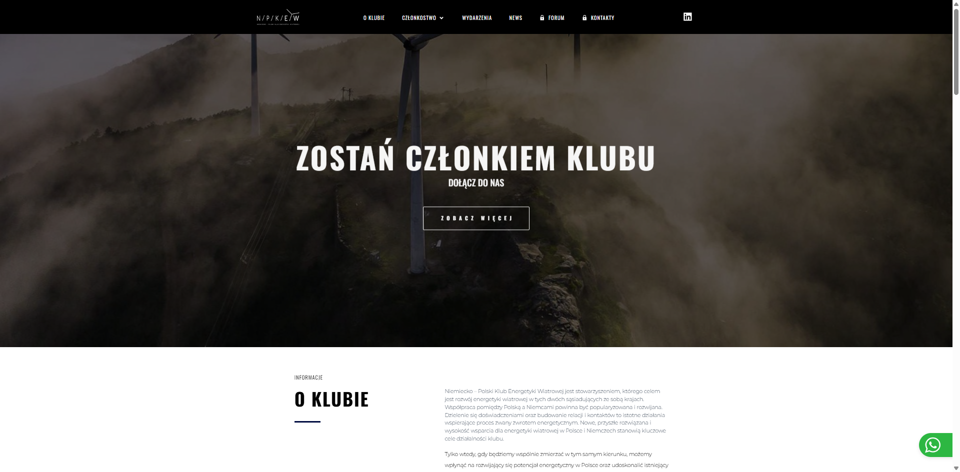 Projekt strony internetowej dla Npkew– WordPress | CleanCode