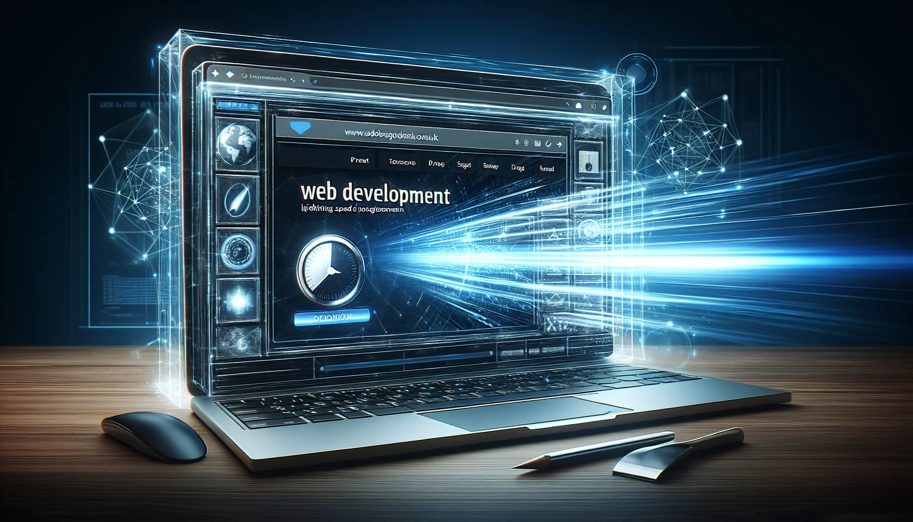 Szybka strona internetowa na laptopie - optymalizacja prędkości strony