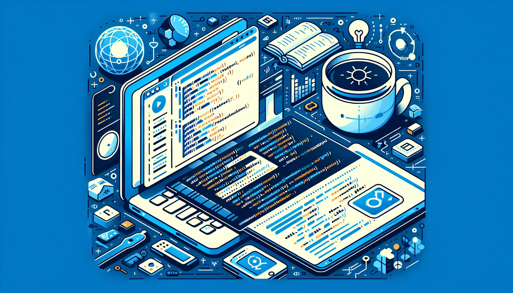 alt text 1: Zrzut ekranu kodu w języku Rust - web development