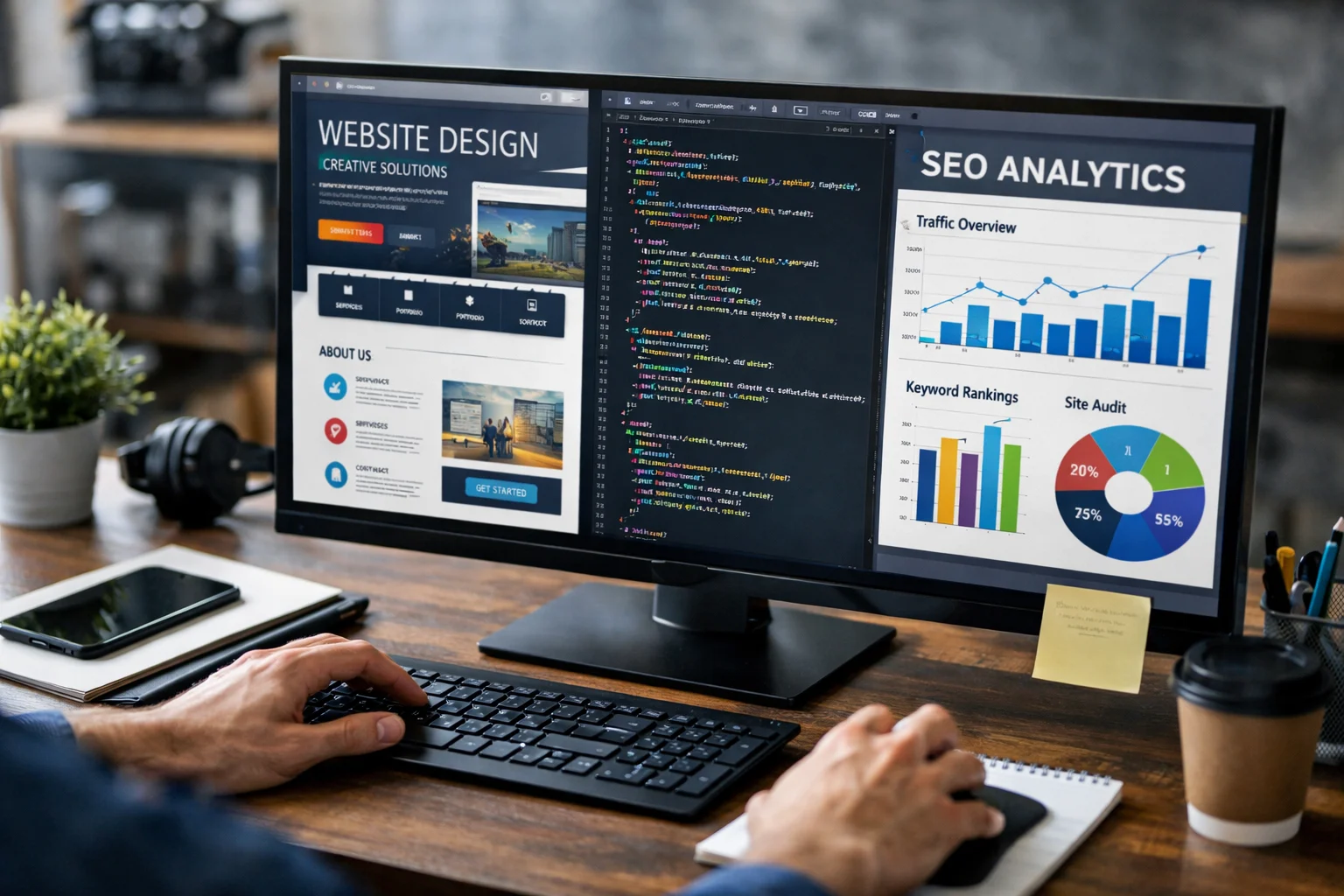 Tworzenie stron www – projekt nowoczesnej strony internetowej